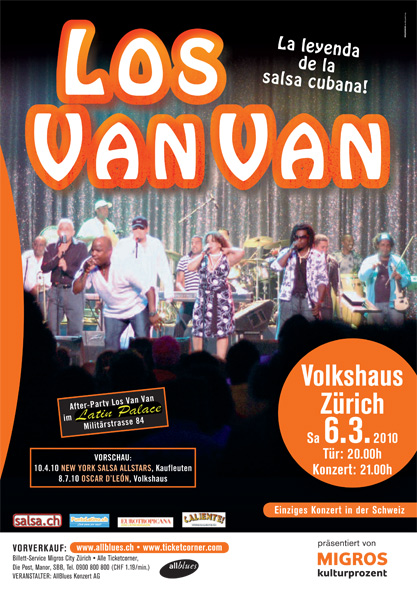 Flyer Konzert Van Van 06. März 2010