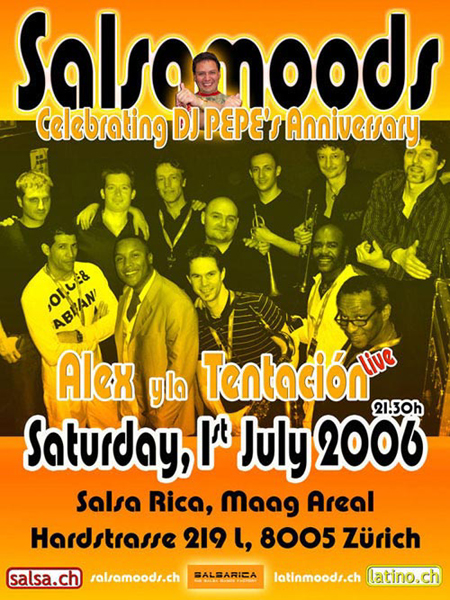 Flyer Salsamoods 2006