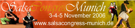 Banner Salsa Congress Munich 2006