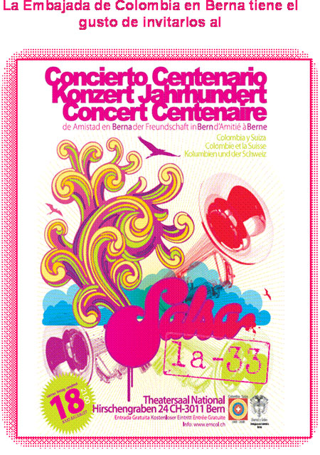 Flyer Concierto La 33 - 18. Juli 2008