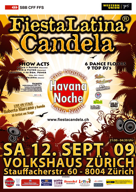 Flyer Fiesta Candela 12. September 2009