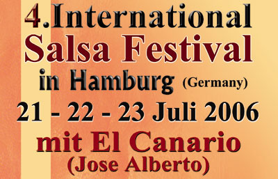 Flyer Salsa Festival Hamburg 2006
