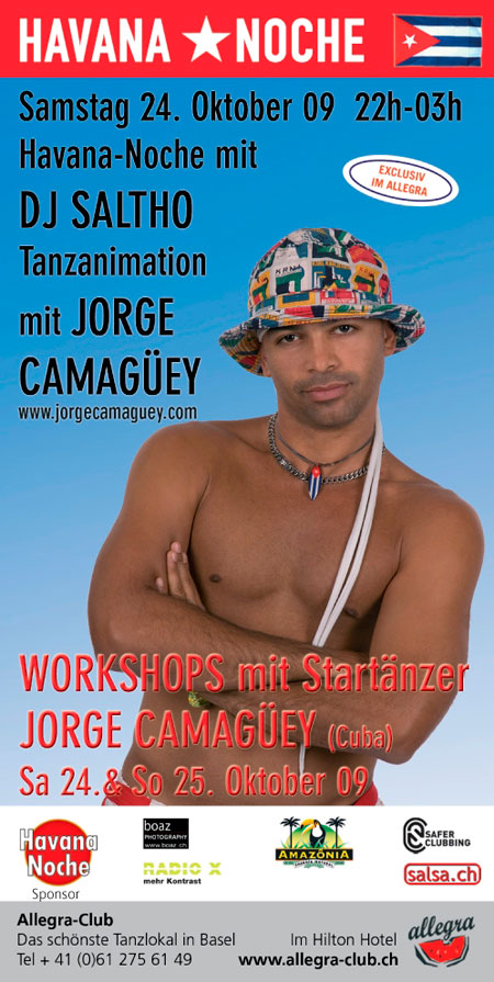 Flyer Havana Noche 24. Oktober 2009