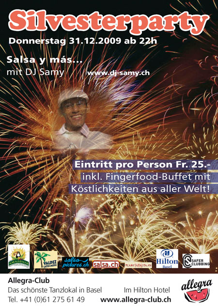 Flyer Silvester 2009